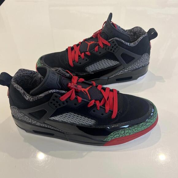FQ1759-060 Nike Jordan Spizike Low Black Varsity Red Classic Green Men\'s  11.5 main image 7